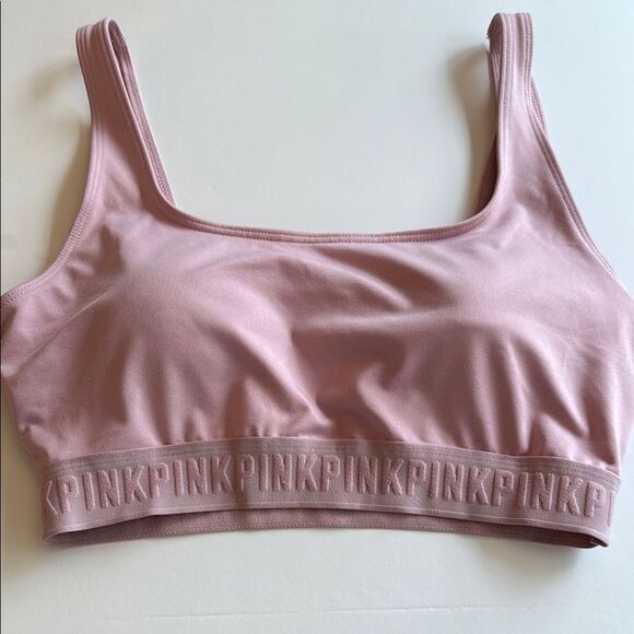 VICTORIA'S SECRET PINK ULTIMATE LIGHTLY LINED BRA PINK SMALL DD - Picture 1 of 6